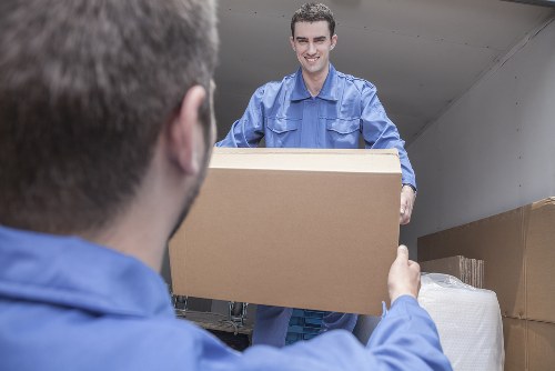 Local removals team helping a Surrey home move