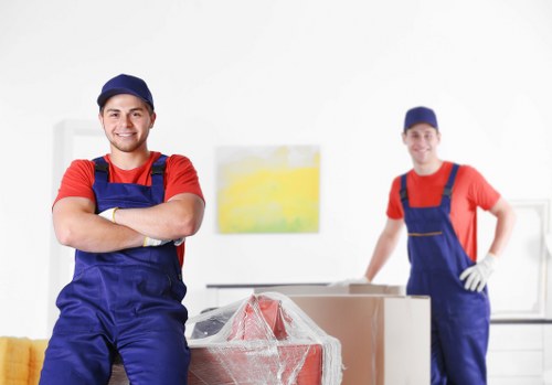 Local movers in Surrey preparing for a residential house move