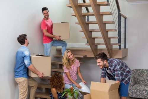 House movers assisting a family relocation in Surrey