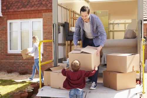 House removalists helping with a Surrey home move