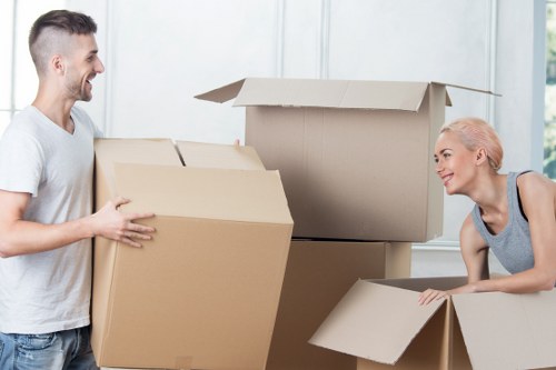 Loading items for a Surrey man and van move