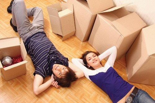 Local movers handling access challenges in a Surrey property