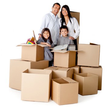 Removal van service helping with access and loading in Surrey